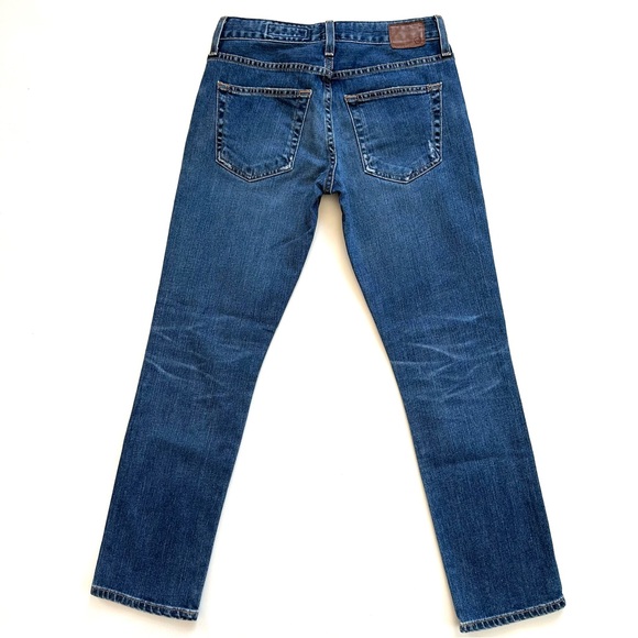 AG-ED DENIM THE EX BOYFRIEND SLOUCHY SLIM DISTRESSED ANKLE JEANS Sz24 - Picture 4 of 12